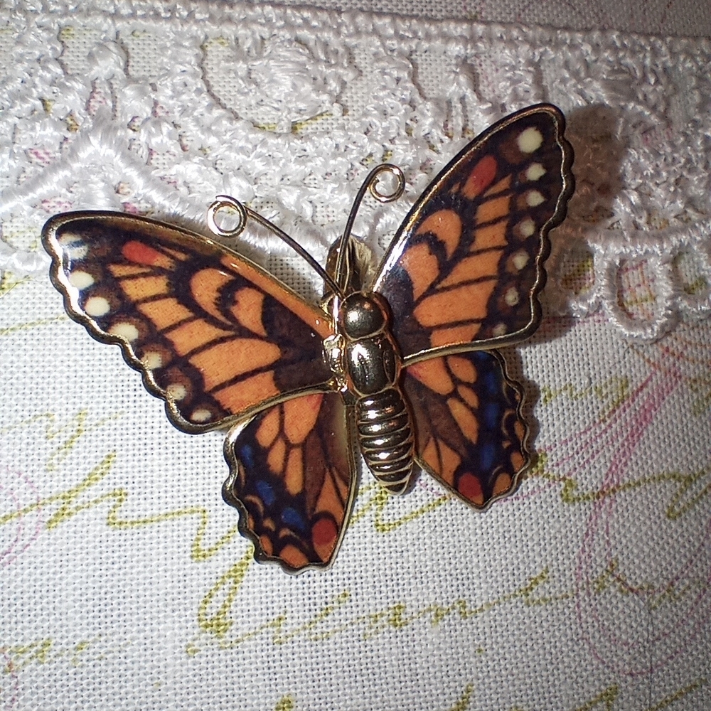 Vintage Butterfly Brooch